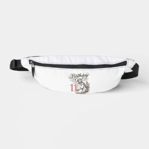 Sacs Banane Conception de chemise vintage florale cheval Fille