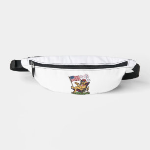 Sacs Banane Conception de chemise vintage patriotique chats US