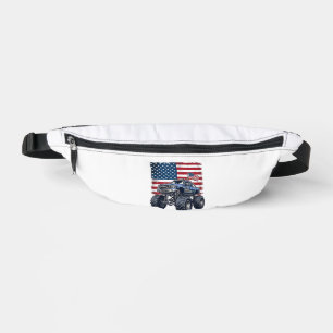 Sacs Banane Conception de gravure vintage de camion monstre pa