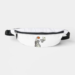 Sacs Banane Conception de gravure vintage de dunk de basketbal