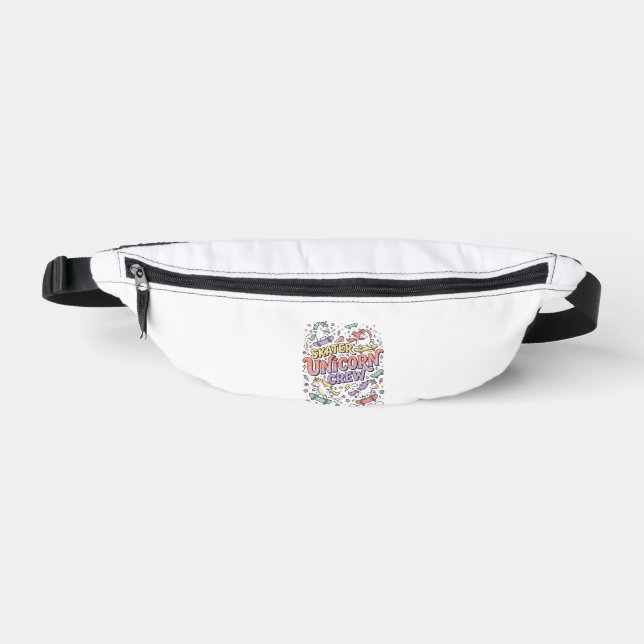 Sacs Banane Conception de licorne fantaisiste Zazzle pour l'éq (Recto)