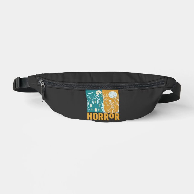Sacs Banane Conception de maison hantée Halloween Moon Skeleto (Recto)