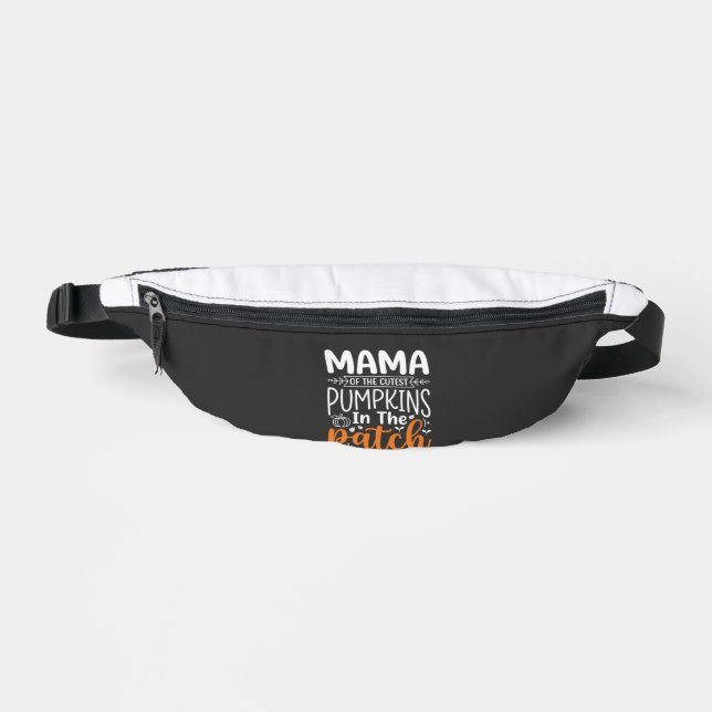 Sacs Banane Conception de patch de citrouilles maman Halloween (Recto)