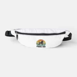 Sacs Banane Conception de Père de Caniche Vintage Sunset Amour