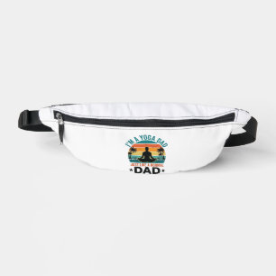 Sacs Banane Conception de T-shirt drôle de papa yoga Vintage S