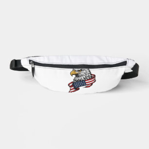 Sacs Banane Conception de T-shirt patriotique avec aigle gravé