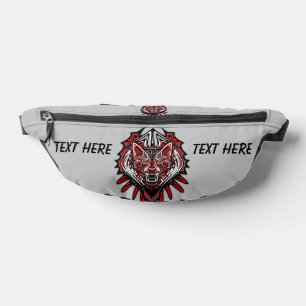 Sacs Banane Conception de totem tribal Haida Loup