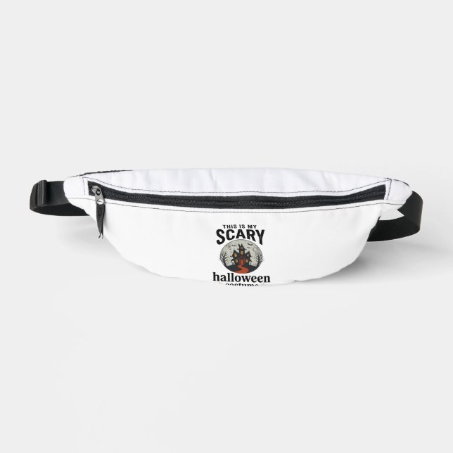 Sacs Banane Conception de vecteur de maison hantée de costume  (Recto)