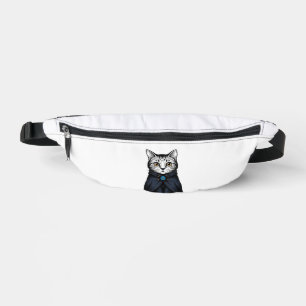 Sacs Banane Conception d'illustration de portrait de chat de g