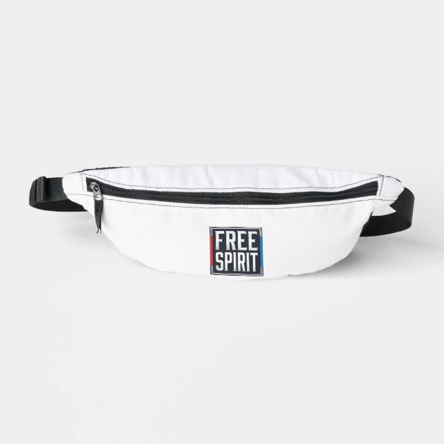 Sacs Banane Conception Graphique Boîte Esprit Libre Patriotiqu (Recto)