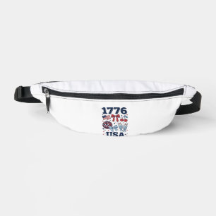 Sacs Banane Conception vectorielle coquette patriotique USA 17