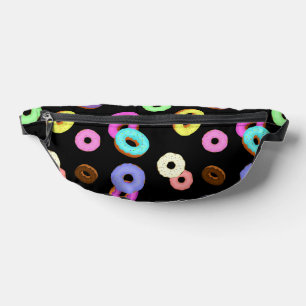 Sacs Banane Cool amusant beignets colorés motif noir