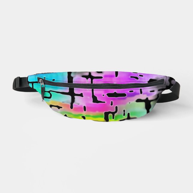 Sacs Banane Cool funky aux couleurs vives Abstrait (Recto)