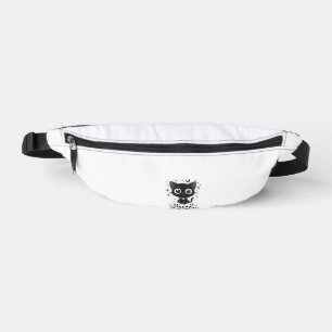 Sacs Banane Copie de Crânes de Chat Créatif Gothique Minou Noi
