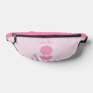 Sacs Banane Coquille d'huîtres pour fille rose et perle person
