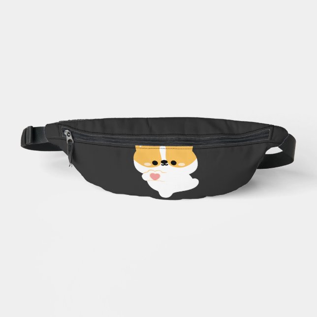 Sacs Banane Corgi d'amour (Recto)
