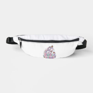 Sacs Banane Cornes de clochettes de licorne Vêtements charmant