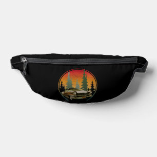 Sacs Banane Coucher de soleil Voiture Classique Vintage Nature