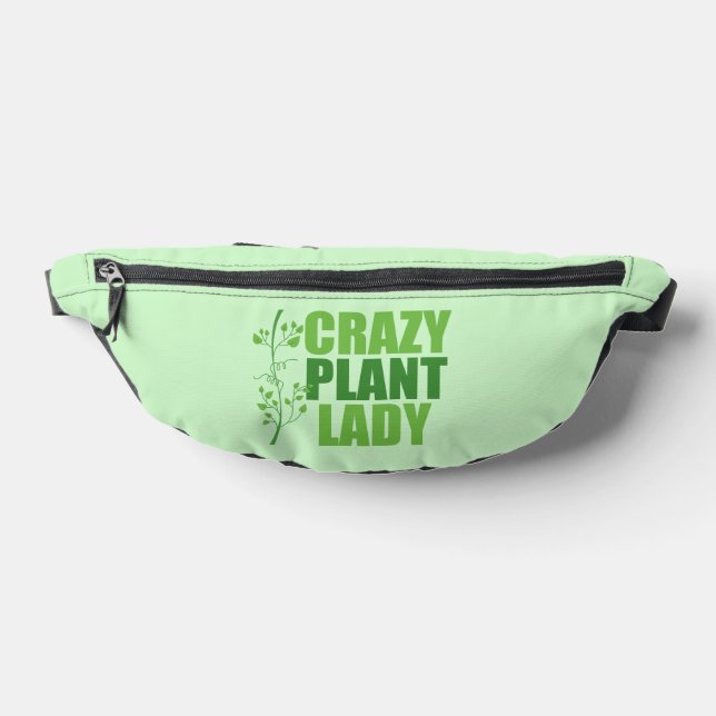 Sacs Banane Crazy Plante Lady Cute Green Botaniste (Poser)