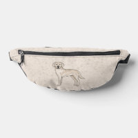 Cream Labrador Retriever Cute Cartoon Lab Chien