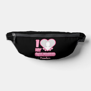 Sacs Banane Custom I Love My Girlfriend - Ajouter photo et nom