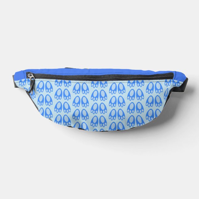 Sacs Banane Cute Blue Baby Boy Bunny Feet Easter Patterned (Poser)