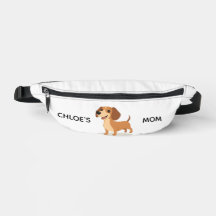 Cute Dachshund Fanny Pack – Playful Illustrated