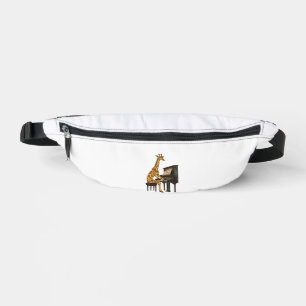 Sacs Banane Cute Giraffe Jouer Piano Giraffes Musicien Musique