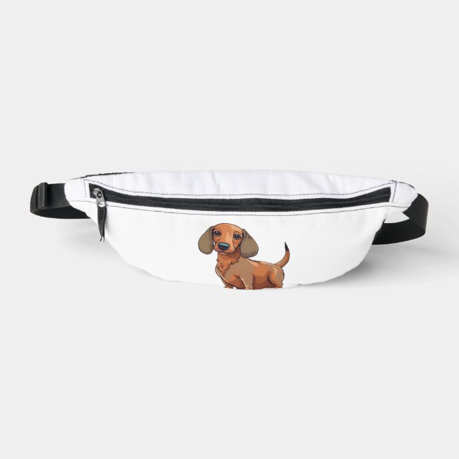 Sacs Banane Dachshund Chien mignonne (Recto)