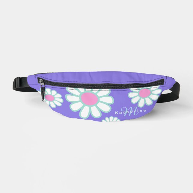 Sacs Banane Daisy Simple Monogramme Violet (Recto)