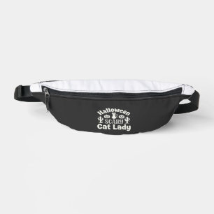 Sacs Banane Dame de chat effrayante Halloween_1