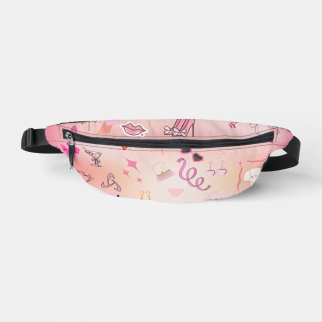 Sacs Banane Dame rose (Recto)