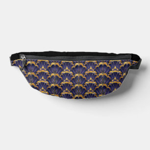 SACS BANANE DARBE PURPLE & OR ART DECO MOTIFS