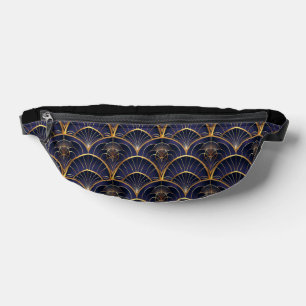 SACS BANANE DARBE PURPLE & OR ART DECO MOTIFS