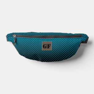 Sacs Banane dégradé bleu avec petits pois
