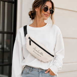 Sacs Banane Demoiselle d'honneur Écriture Moderne Minimalist