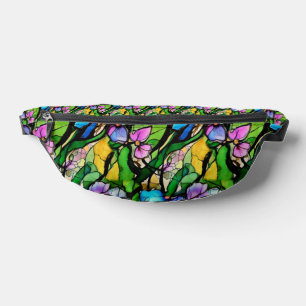 Sacs Banane Design floral en verre tendu