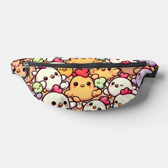 Sacs Banane Design Motif de poulet de Chibi Cute (Poser)