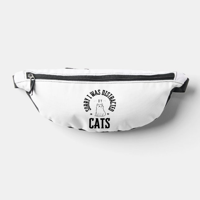 Sacs Banane Désolé, j'étais distrait par les boutons de chats  (Poser)