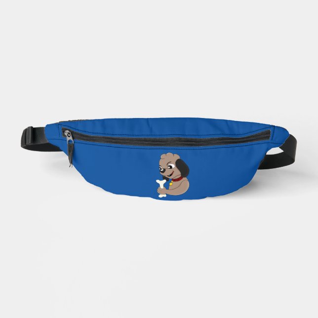 Sacs Banane Dessin animé de chiot mignon (Recto)