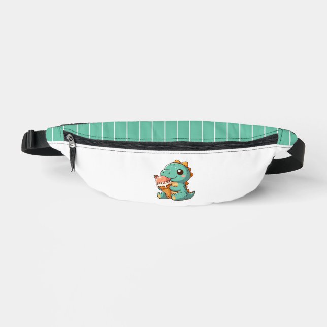 Sacs Banane Dino mignonne de glace mangeur (Recto)