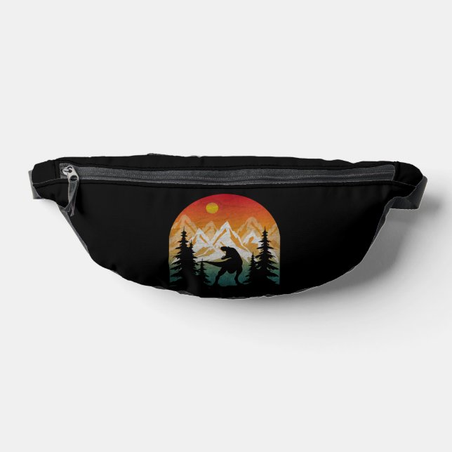Sacs Banane Dinosaure de la nature vintage (Poser)
