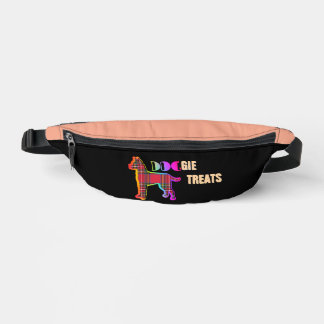Sacs Banane Doggie Traite Logo Novelty Black Peach