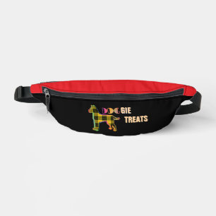 Sacs Banane Doggie Traite Logo Novelty Jaune Plaid Rouge Noir