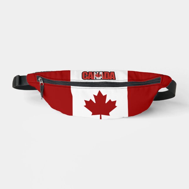 Sacs Banane Drapeau canadien (Recto)