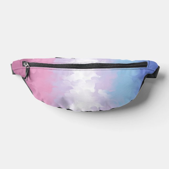 Sacs Banane Drapeau de fierté bigenre abstrait fluffy pastel b (Poser)