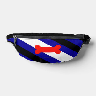 Sacs Banane Drapeau de fierté de jeu de chiots de SlipperyJoe 