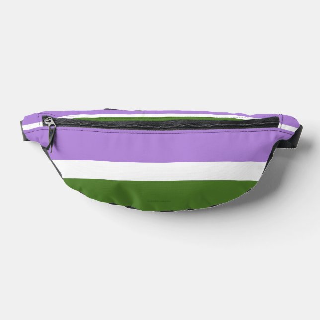 Sacs Banane Drapeau de fierté genderqueer de SlipperyJoe lavan (Poser)