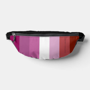 Sacs Banane Drapeau de fierté lesbienne de SlipperyJoe féminin
