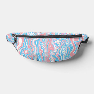 Sacs Banane Drapeau de fierté trans Hippie Bohème Groovy Vague